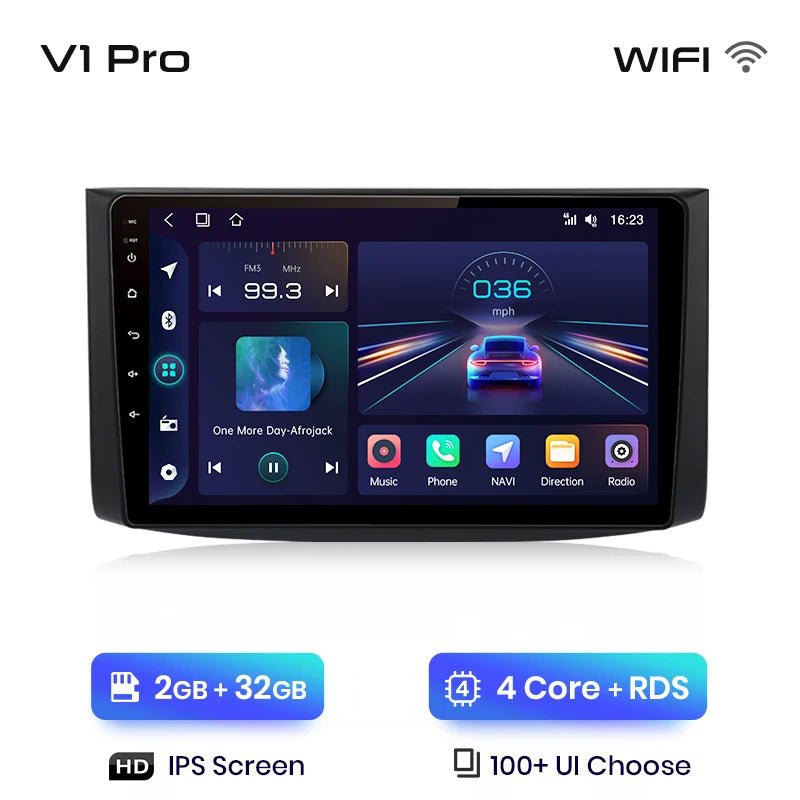 V1 Plus Car Radio For Chevrolet Aveo 2006 - 2012 wireless CarPlay Android Auto car intelligent systems No 2 din 2din DVD - Multigenus