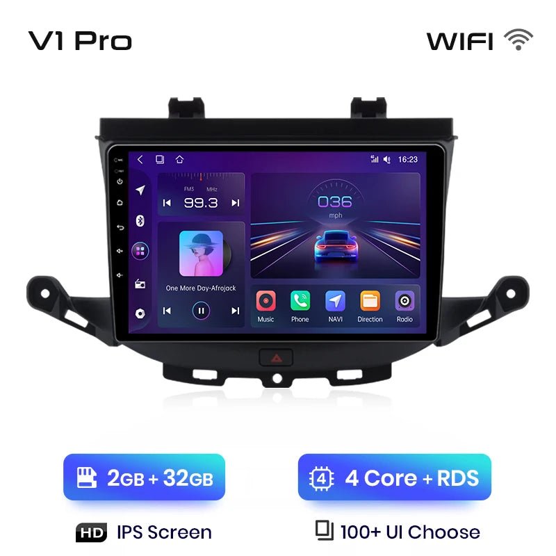 V1 Plus Car Radio For Opel Astra K 2015 - 2019 wireless CarPlay Android Auto car intelligent systems No 2 din 2din DVD - Multigenus