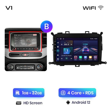 V1Pro AI Voice 4G Carplay Android Auto - Multimedia 2DIN GPS Radio dla Kia Carens 2013 - 2018 - Multigenus