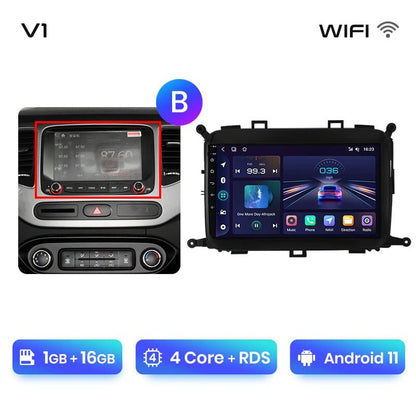 V1Pro AI Voice 4G Carplay Android Auto - Multimedia 2DIN GPS Radio dla Kia Carens 2013 - 2018 - Multigenus