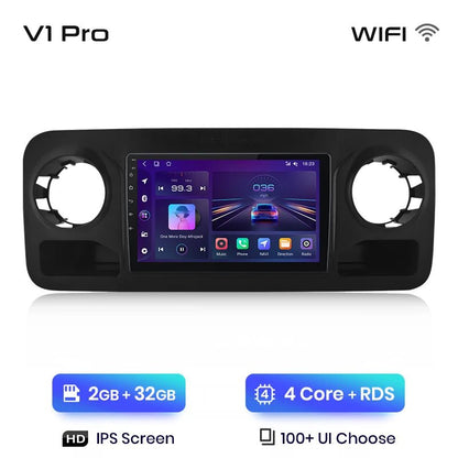 V1Pro AI Voice Radio Multimedialne GPS 2 Din z Android Auto i CarPlay dla Mercedes - Benz Sprinter (2018 - 2022) - Multigenus