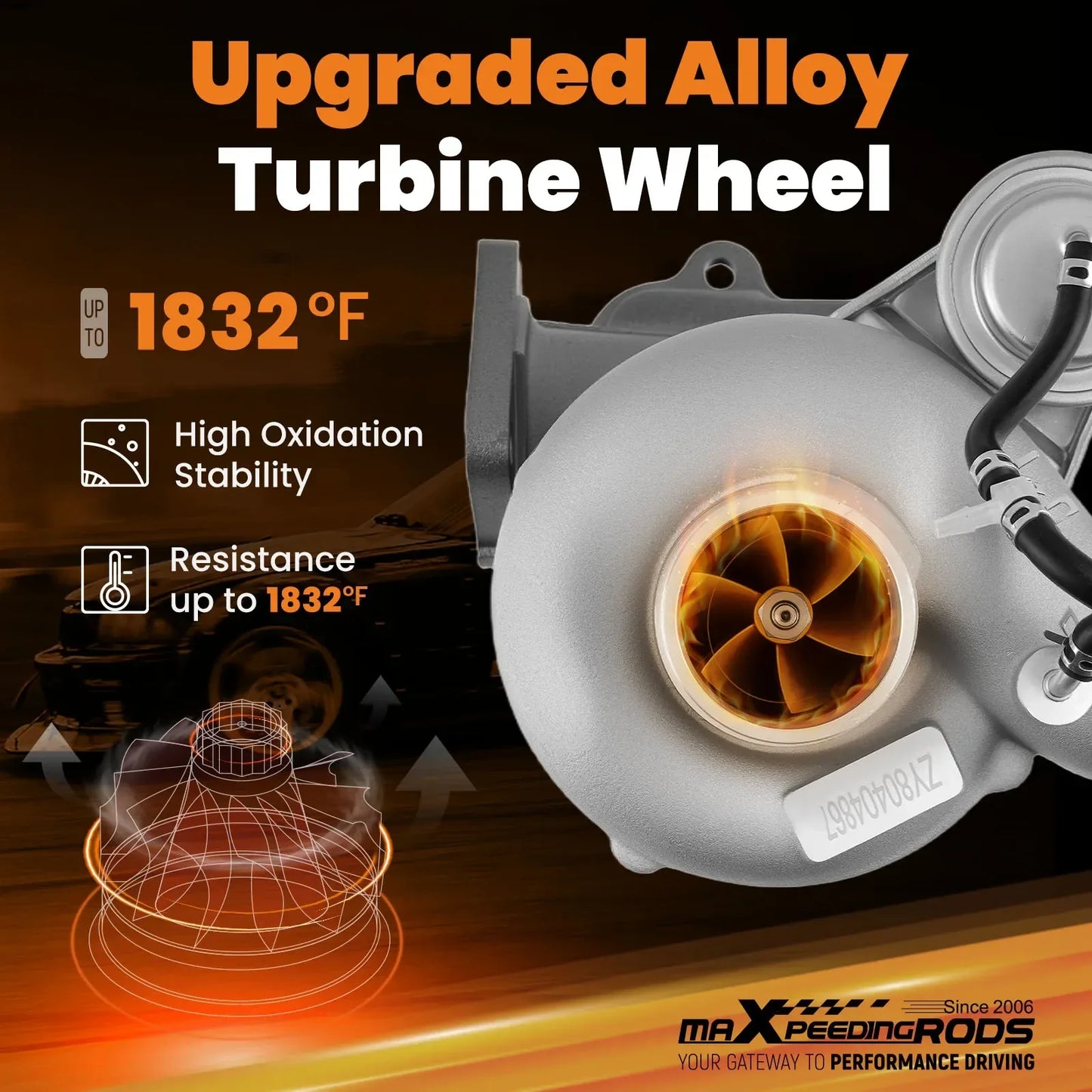 Turbosprężarka VF52 do Subaru WRX 2.5L 14411AA800