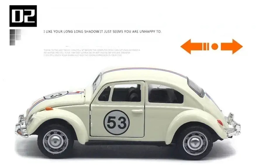 Volkswagen Beetle 1:32 – Metalowy Model Z Mechanizmem Cofania