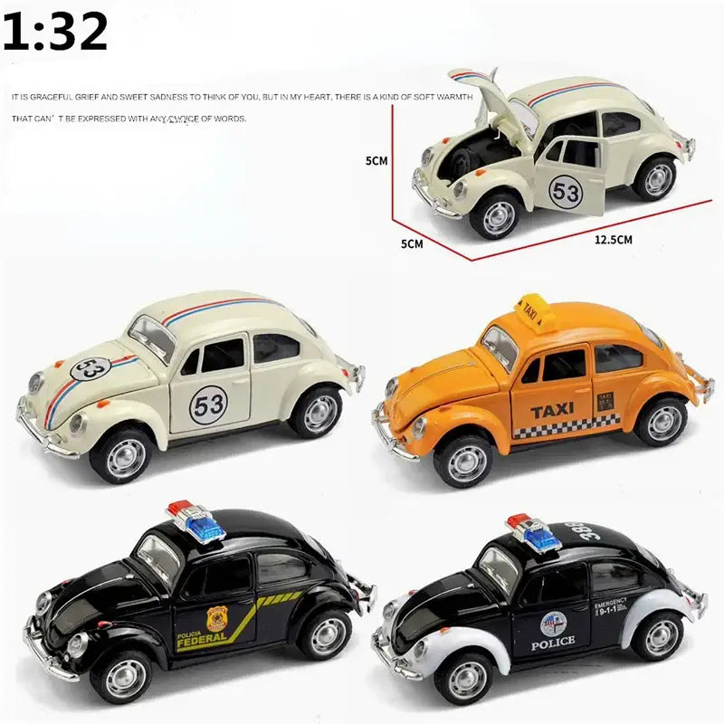 Volkswagen Beetle 1:32 – Metalowa Replika Kolekcjonerska