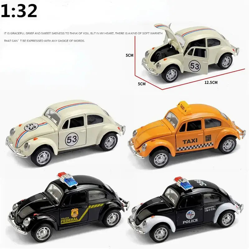 Volkswagen Beetle 1:32 – Metalowa Replika Kolekcjonerska