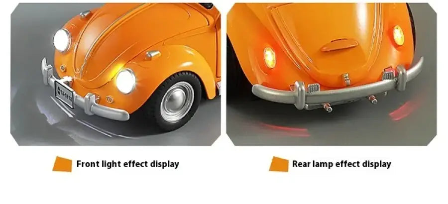 Volkswagen Beetle 1955 1:18 – Metalowy Model z Efektami Dźwiękowymi i Świetlnymi