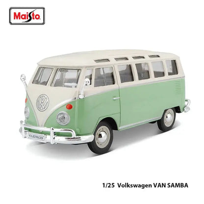 Volkswagen 1:24 ID.Buzz 2023 Metalowy Model Samochodu - 1-25 Van Samba 1