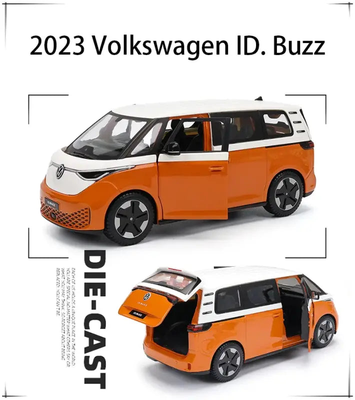 Volkswagen 1:24 ID.Buzz 2023 Metalowy Model Samochodu