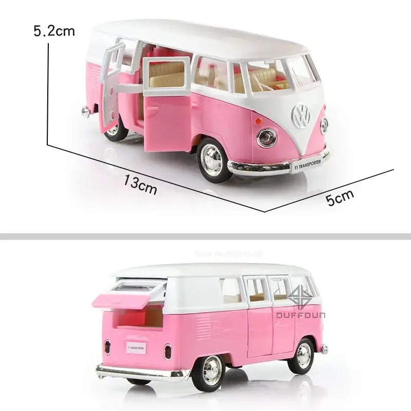Volkswagen T1 Bus 1/36 – Metalowy Model Samochodu Die-Cast