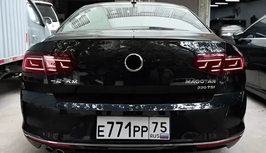 Lampy Tylne do VW Passat B8 LED z DRL, Dynamicznym Sygnałem, Hamulcem i Cofaniem (2015-2019) - Multigenus
