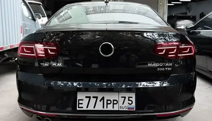 Lampy Tylne do VW Passat B8 LED z DRL, Dynamicznym Sygnałem, Hamulcem i Cofaniem (2015-2019) - Multigenus