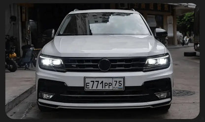 Lampy przednie do VW Tiguan (2017 - 2021) LED DRL HID i Angel Eye - Multigenus