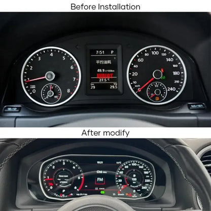 12,3-calowy Cyfrowy Klaster Deski Rozdzielczej do VW Scirocco Jetta Golf 6/7 Passat B8/B7