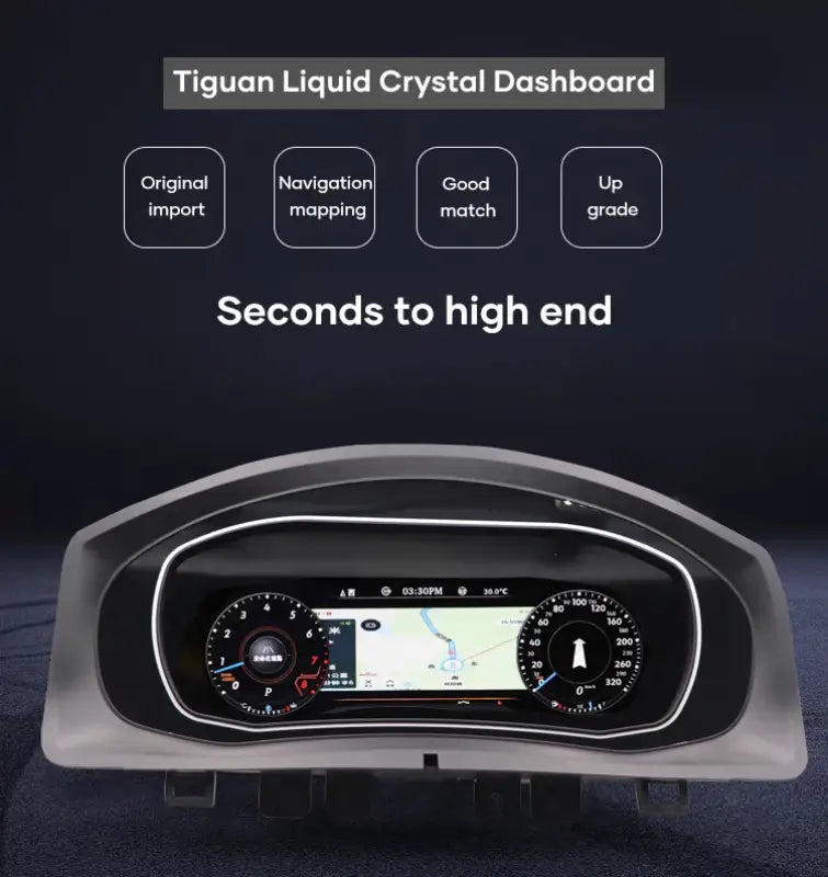 10,25-calowy Cyfrowy Klaster LCD do Tiguan 2009-2017 - Dla Tiguan