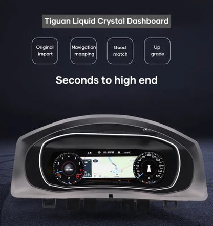 10,25-calowy Cyfrowy Klaster LCD do Tiguan 2009-2017 - Dla Tiguan