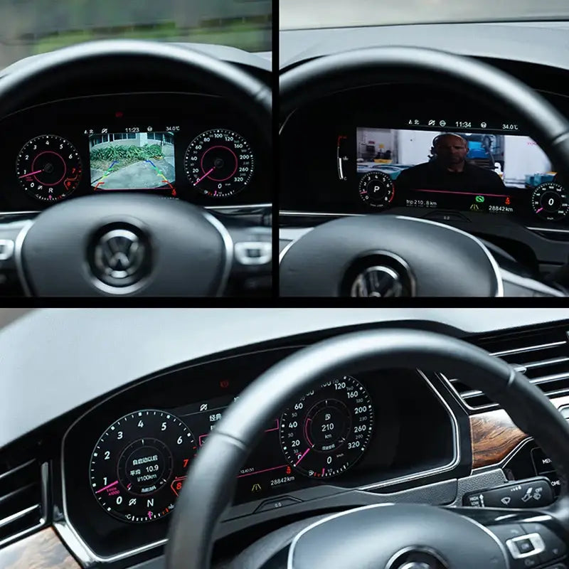 10,25-calowy Cyfrowy Klaster LCD do Tiguan 2009-2017 - Dla Tiguan