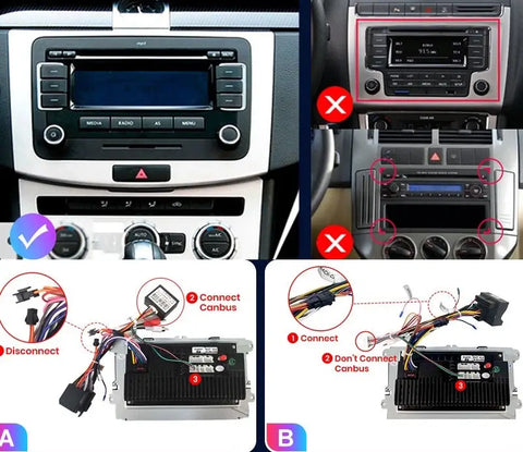 Radio nawigacja Volkswagen Vw Seat Leon Passat b6 b7 Tiguan Touran Golf Polo Android Auto Carplay