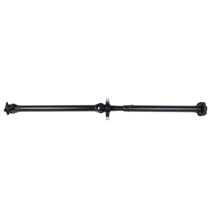 Czarny wał napędowy propshaft długość 1531 mm z przegubem centralnym i kołnierzami do bmw serii e81 e82 e87