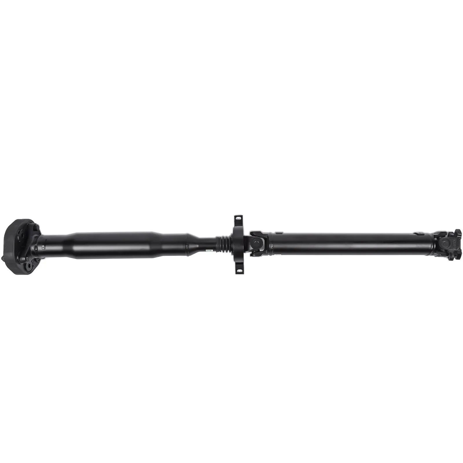 Czarny metalowy wał napędowy ap03 do bmw x3 e83 2.0d długość 1291mm z przegubami uniwersalnymi na końcach