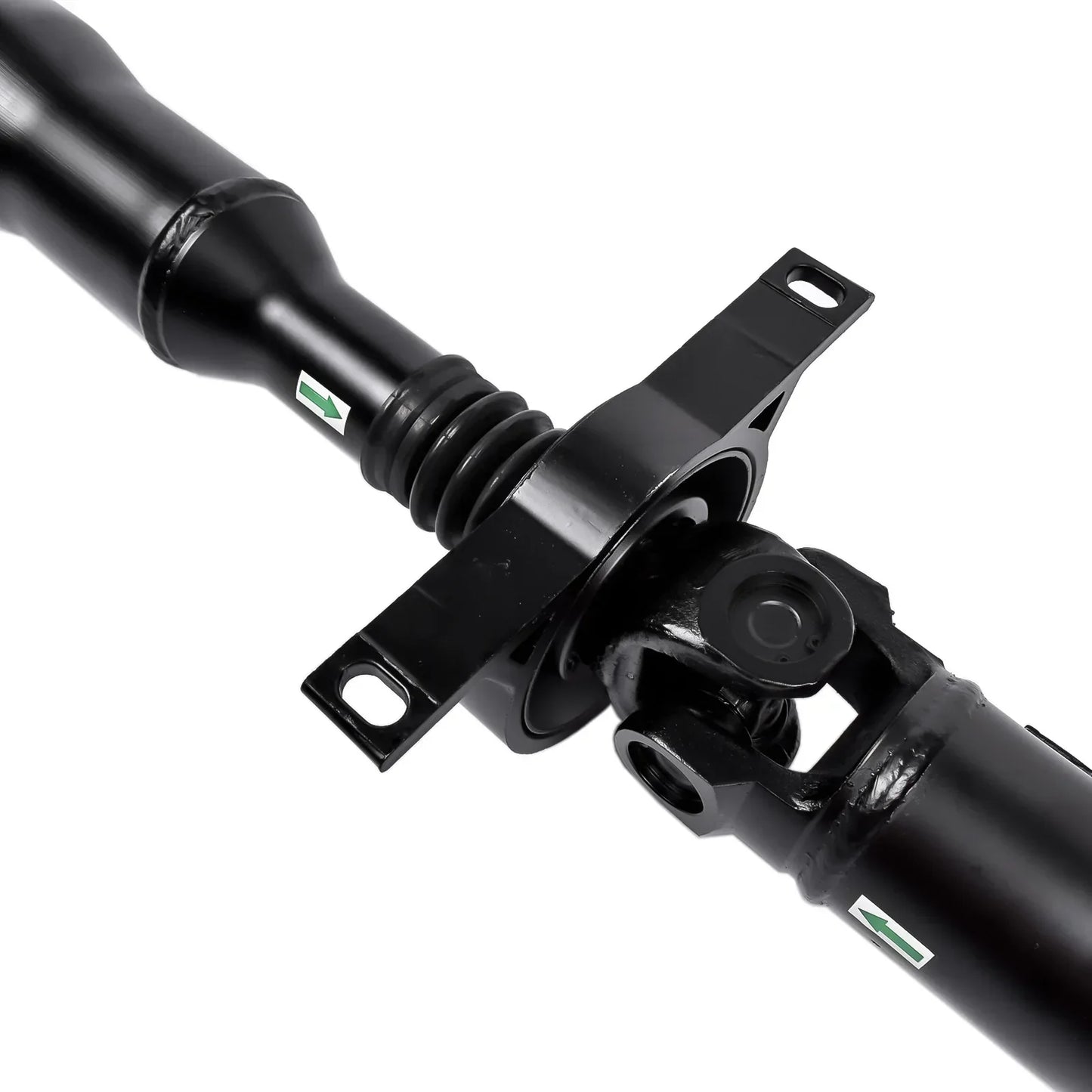 Czarny wał napędowy ap03 do bmw x3 e83 2.0d z przegubem wielowypustowym i mocowaniami o długości 1291mm