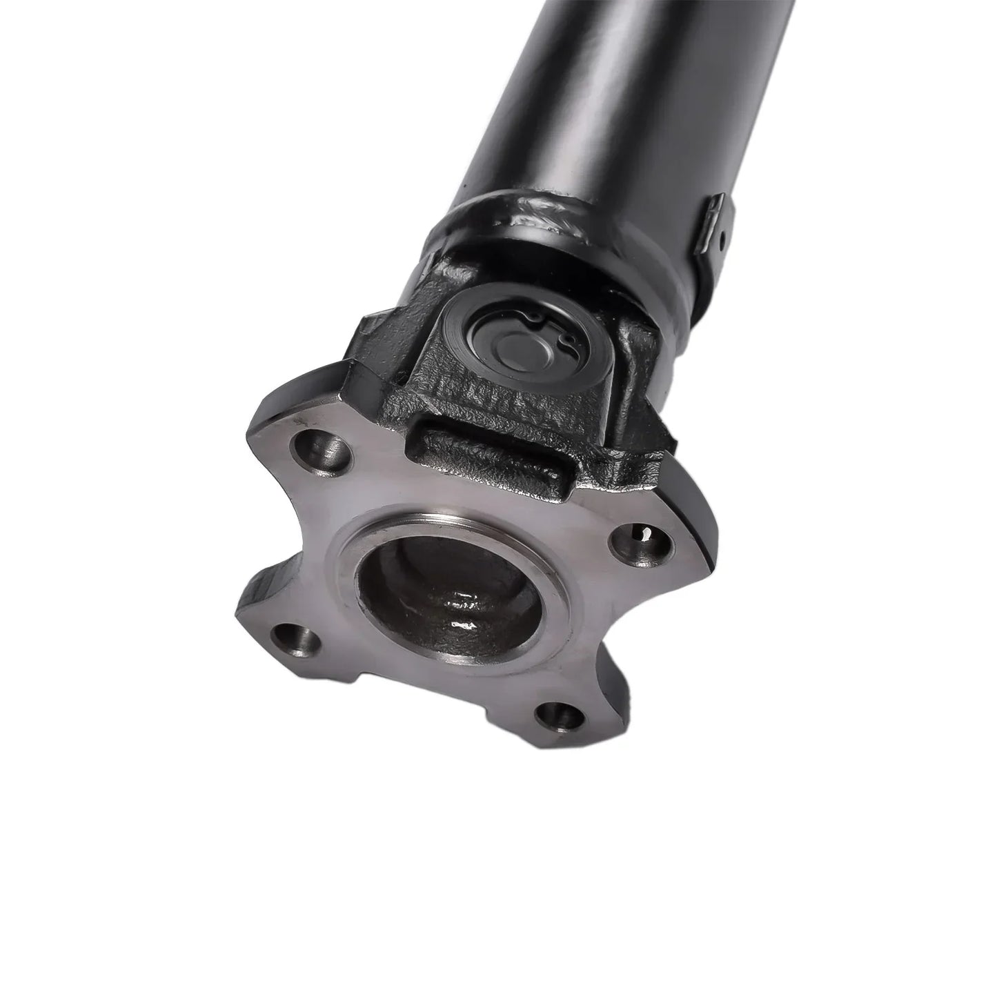 Czarny metaliczny wał napędowy ap03 do bmw x3 e83 z kołnierzowym końcem i gwintowanym wałkiem 1291mm oem 26107569960