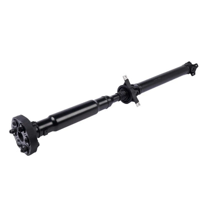 Czarny metalowy wał napędowy kardana 1268 mm z przegubem centralnym i kołnierzowymi końcami do bmw x3 e83 lci