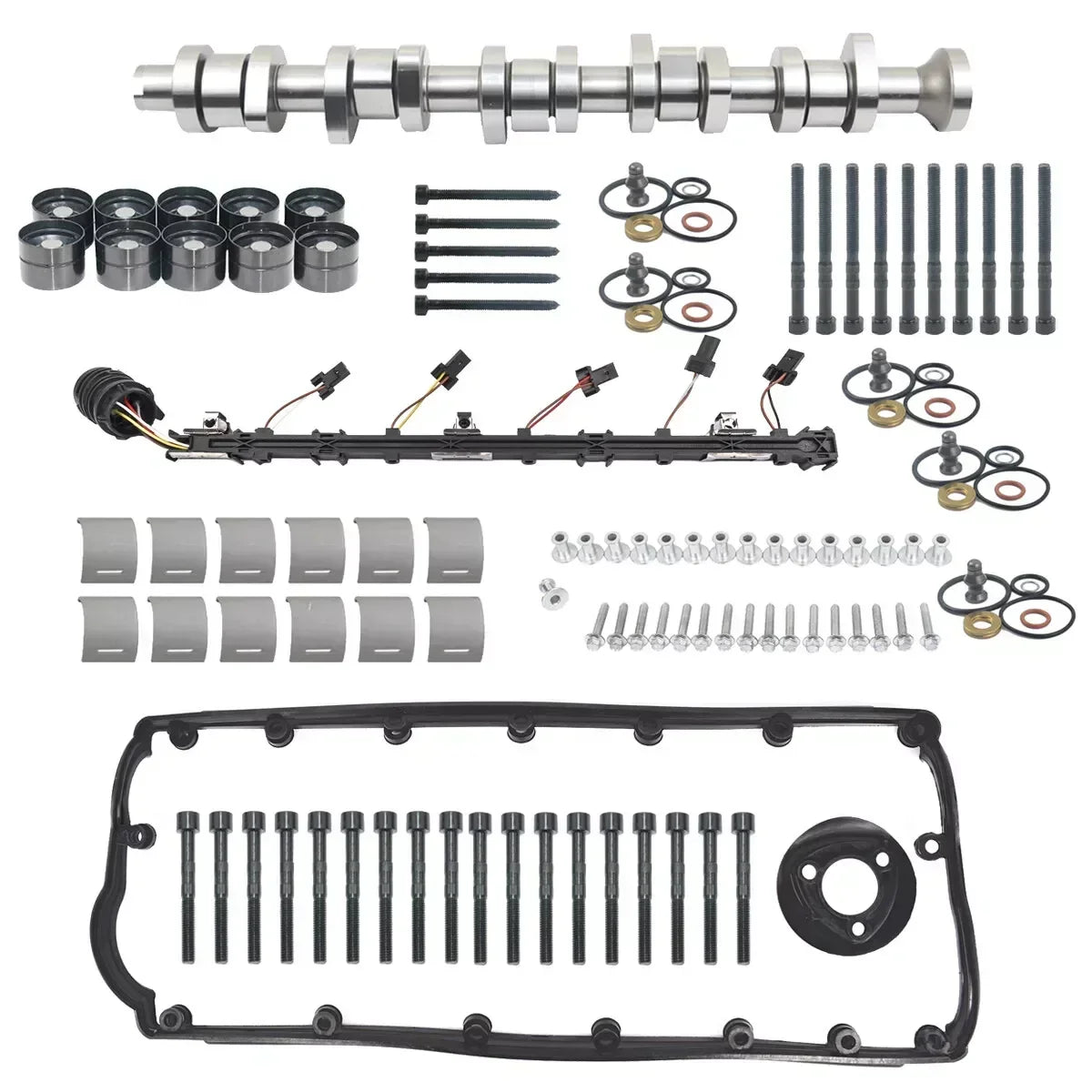 AP01 Nockenwellen-Einspritzleitungssatz für VW T5 2.5 TDI AXD AX BAC 070109101P 070971033