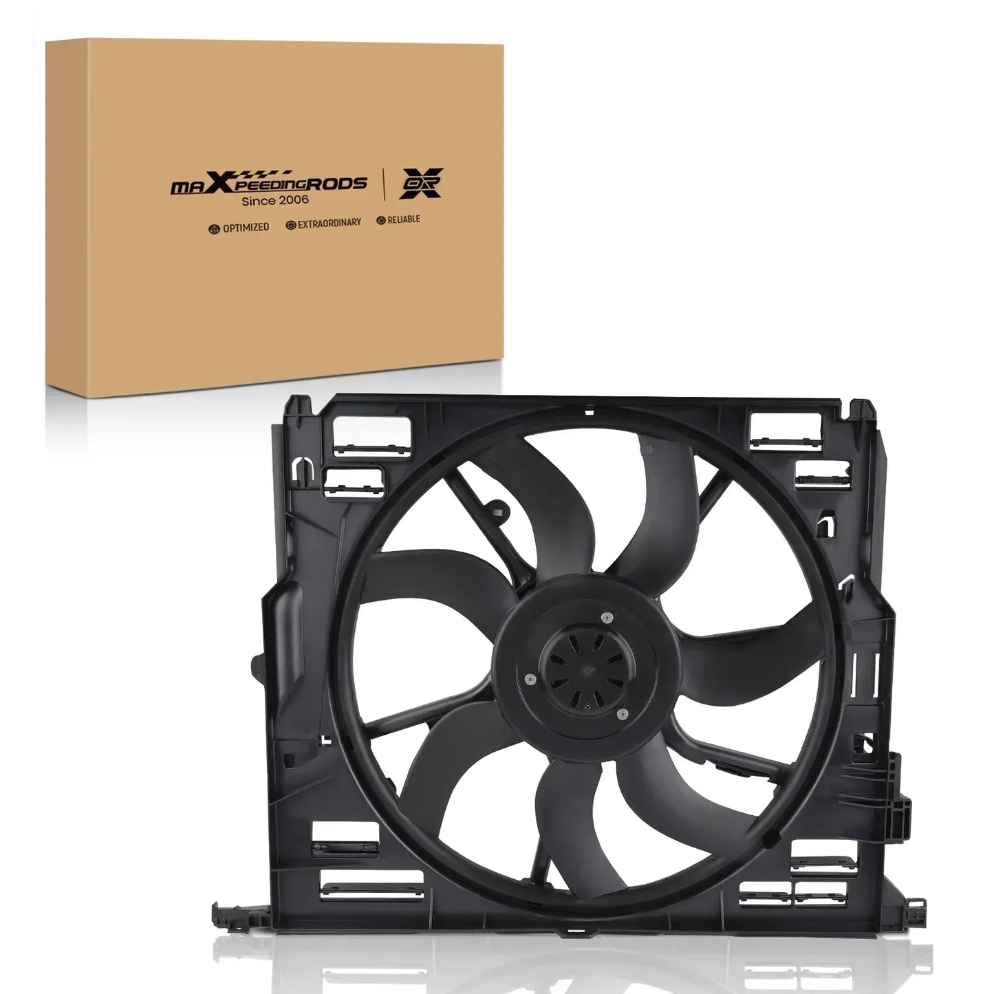 A/C Kylare Kondensor Kylfläkt för BMW F10-13 09-15 17427599493 17428509741 3 Pin