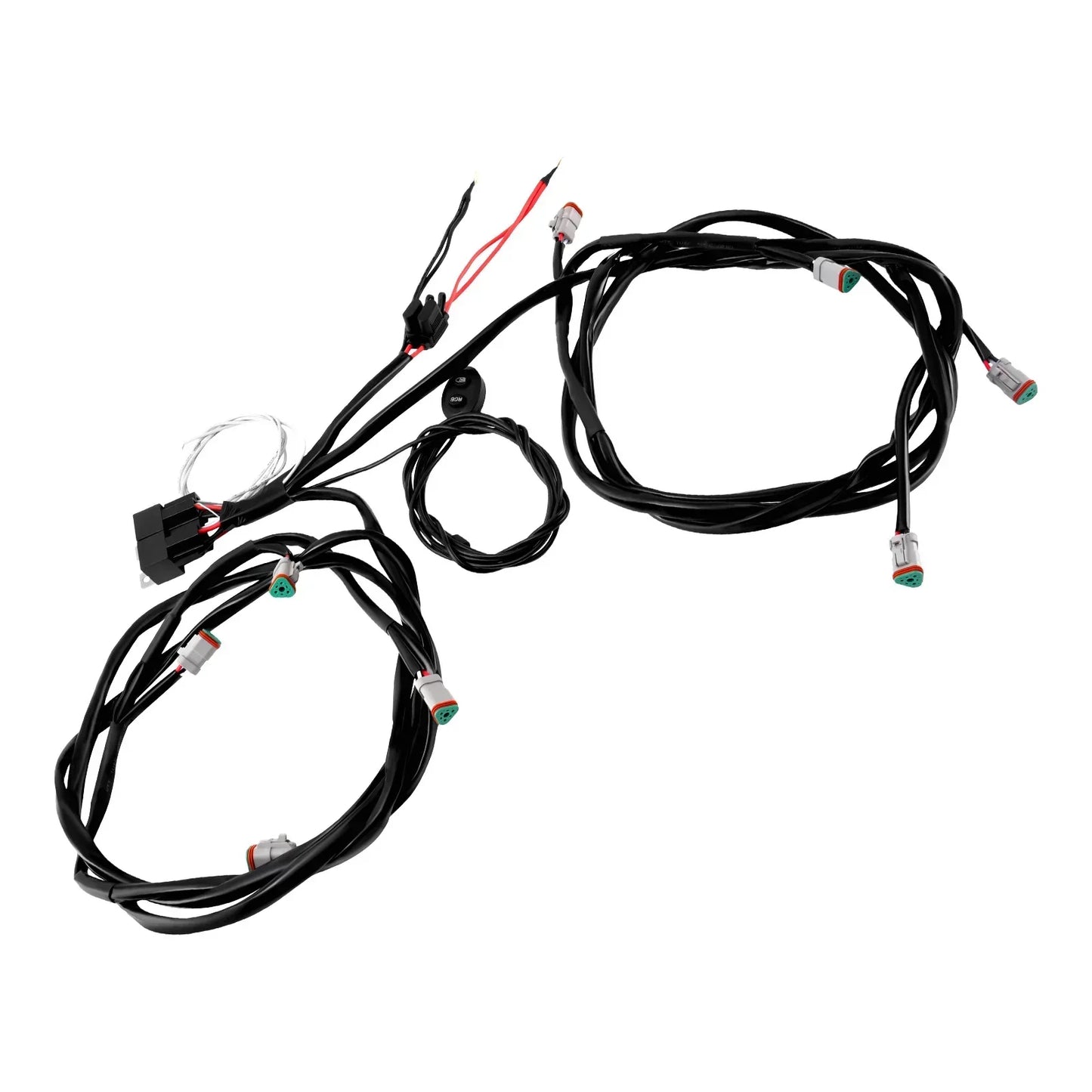 Elektrischer Kabelbaum mit Schalter für maXpeedingrods Crosshair RGB 14AWG-Lampen