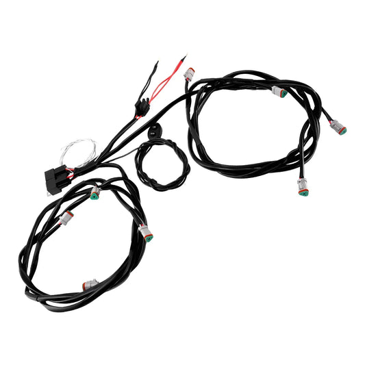 Wiązka elektryczna z przełącznikiem do lamp maXpeedingrods Crosshair RGB 14AWG
