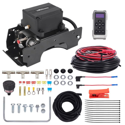 Wireless Universal Towing Air Spring Bag Compressor Kit for Motorhome Van Pickup
