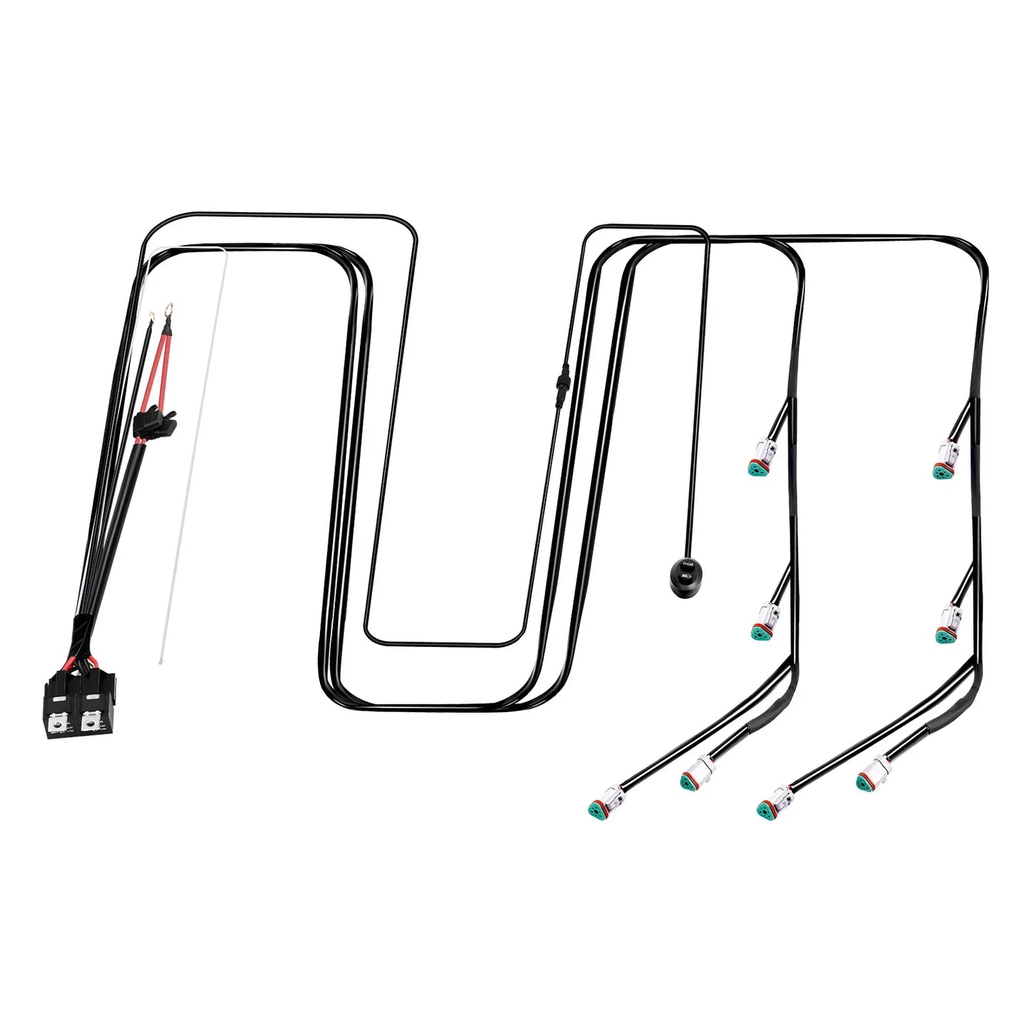 Kabelbaum-Schaltersatz für maXpeedingrods 3,5/5 Zoll Crosshair Light 14AWG