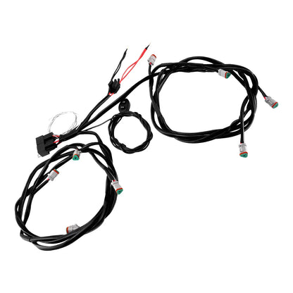 Kabelbaum-Schaltersatz für maXpeedingrods 3,5/5 Zoll Crosshair Light 14AWG