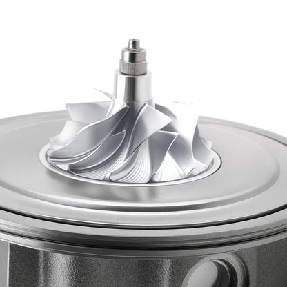 Silver metallic wkład chra turbosprężarki z aerodynamicznymi łopatkami do bmw 218i i mini cooper b38