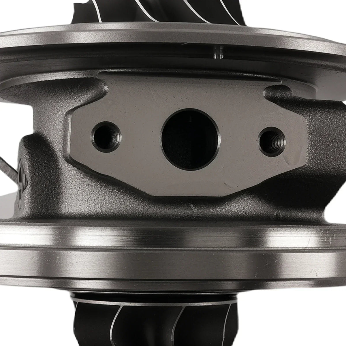 Szary metaliczny wkład chra turbosprężarki gtb1756vk z czarnymi łopatkami do range rover sport 4.4 sdv8
