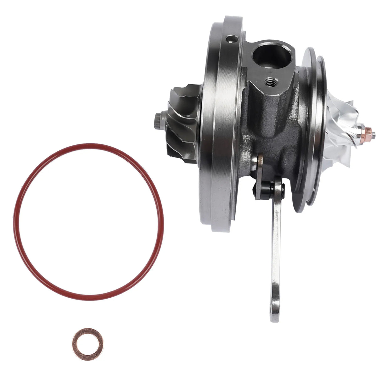 Srebrny metaliczny wkład turbosprężarki 2.0d 204dtd z polerowaną powierzchnią do land rover discovery i td4 4x4