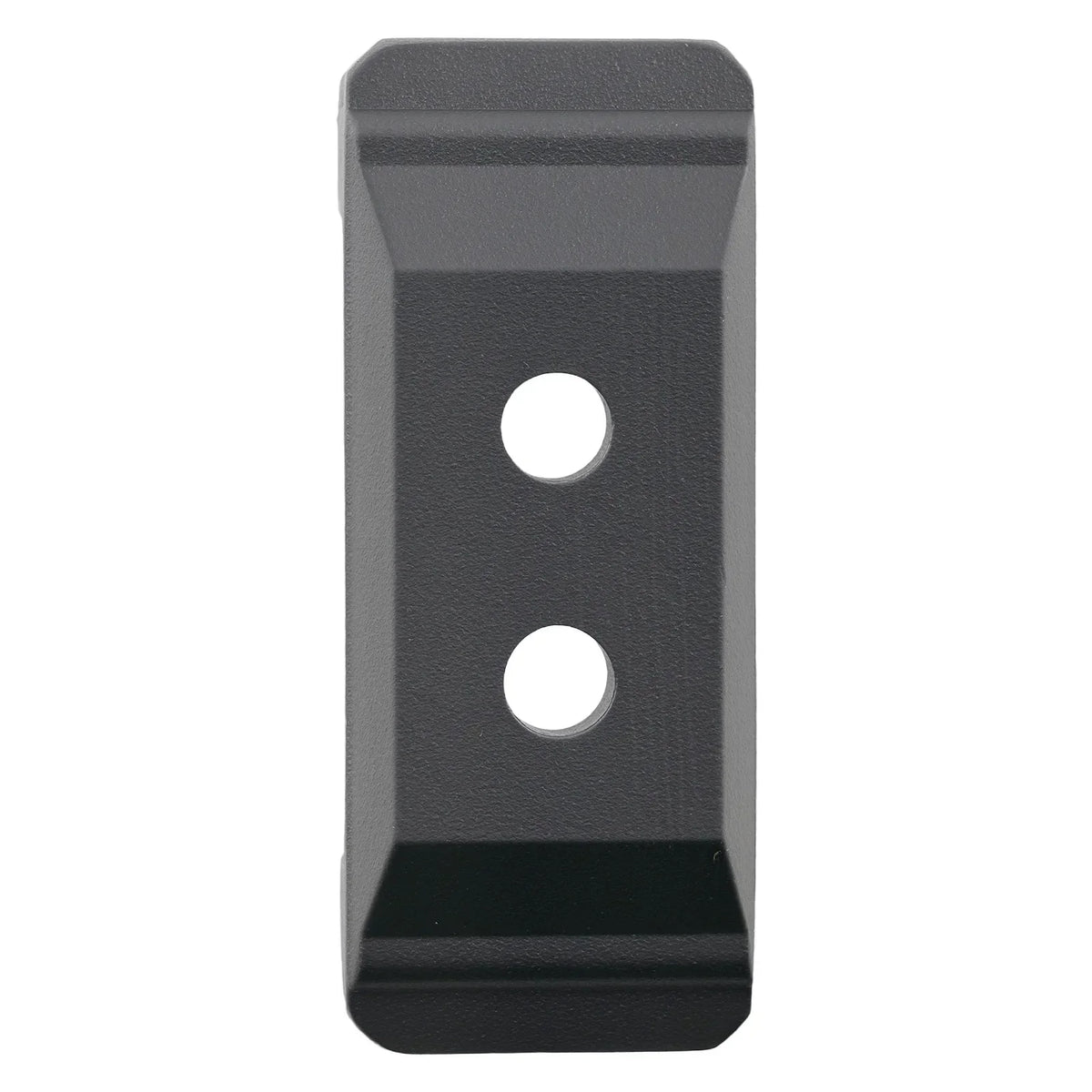 Czarny metalowy montażowy uchwyt prostokątny z dwoma otworami do lamp led universal for maxpeedingrods crosshair