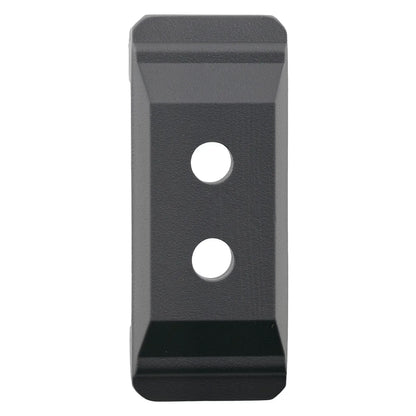 Czarny metalowy montażowy uchwyt prostokątny z dwoma otworami do lamp led universal for maxpeedingrods crosshair