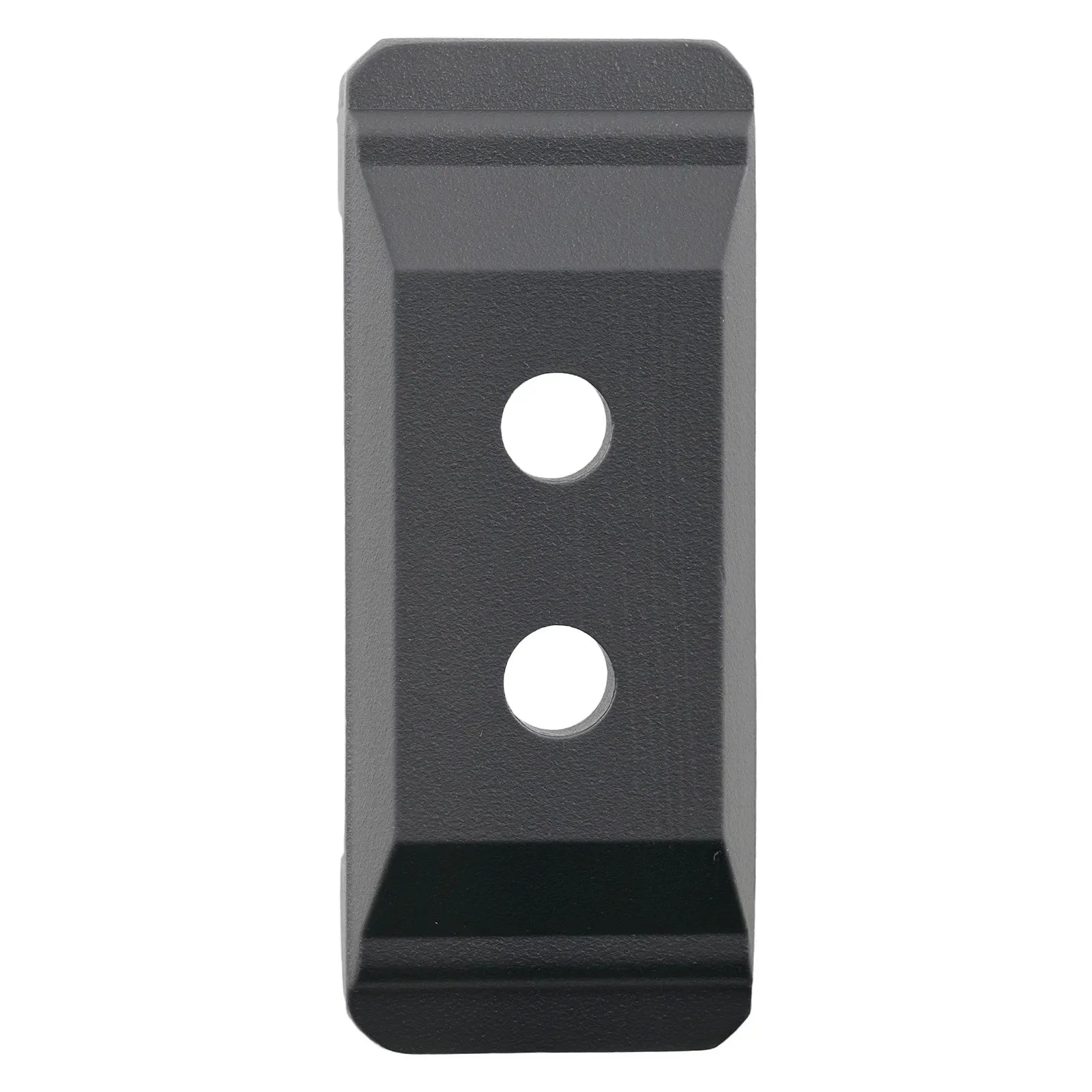 Czarny metalowy montażowy uchwyt prostokątny z dwoma otworami do lamp led universal for maxpeedingrods crosshair