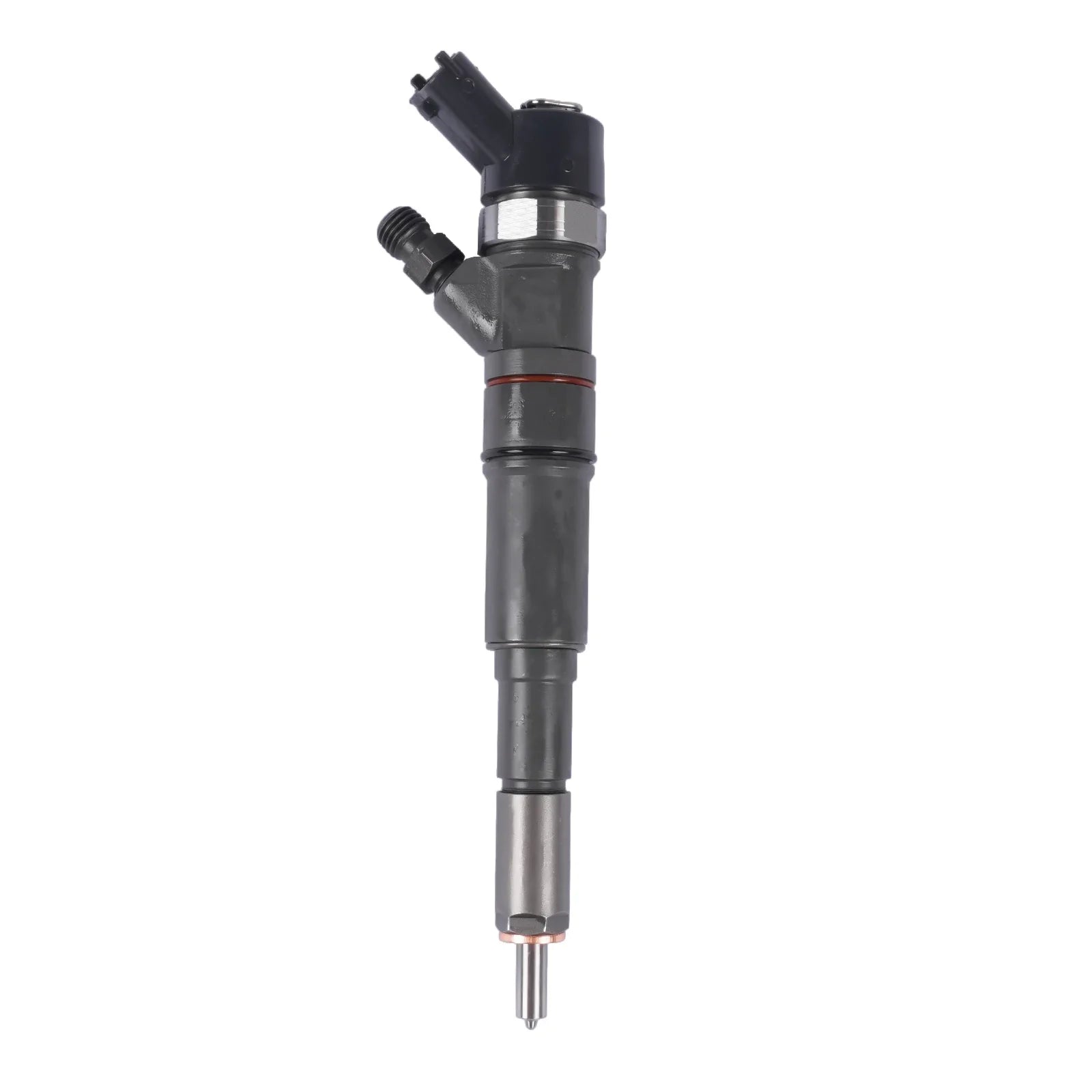 Czarno-srebrny diesel wtryskiwacz paliwa z gwintowanym połączeniem do opel vauxhall omega 2.5 dti 2001 2003