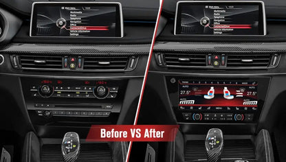 Wyświetlacz klimatyzacji dotykowy 10,25 cala dla BMW X5/X6 F15/F16 od 2014 - 2018 – LCD cyfrowy interfejs klimatyzacji - Multigenus