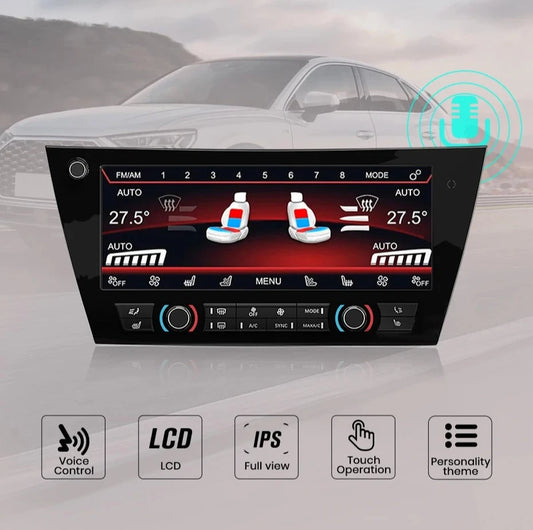 Wyświetlacz klimatyzacji dotykowy 10,25 cala dla BMW X5/X6 F15/F16 (2014 - 2018) – LCD cyfrowy interfejs klimatyzacji - Multigenus