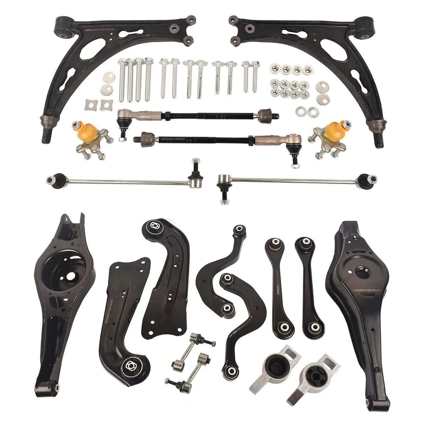 AP01 Vorne Hinten Suspension Arm Set Für VW Golf 5 6 Audi A3 Q3 TT Lenker Arm Verstärkt 1K0505323H 1K0505323N 1K0505311S