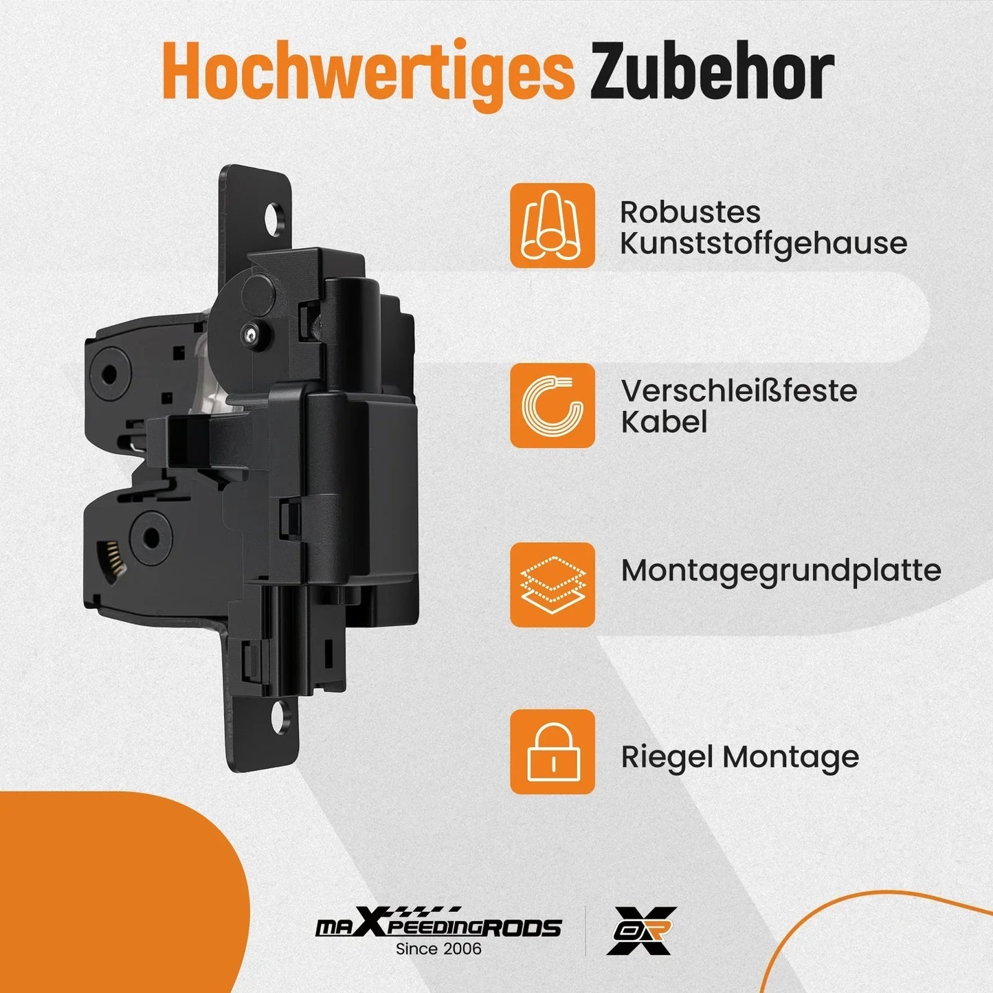 HECKKLAPPE-KOFFERRAUMVERRIEGELUNGSMECHANISMUS FÜR RENAULT CLIO MK3 MEGANE 8200947699