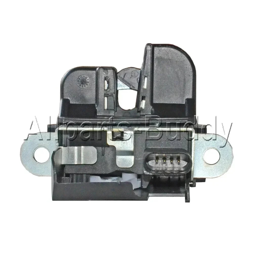 Ap01 black plastic and metal trunk latch with silver mounting plate for volkswagen golf v vi and tiguan sport utility 4-door gas dohc turbocharged
