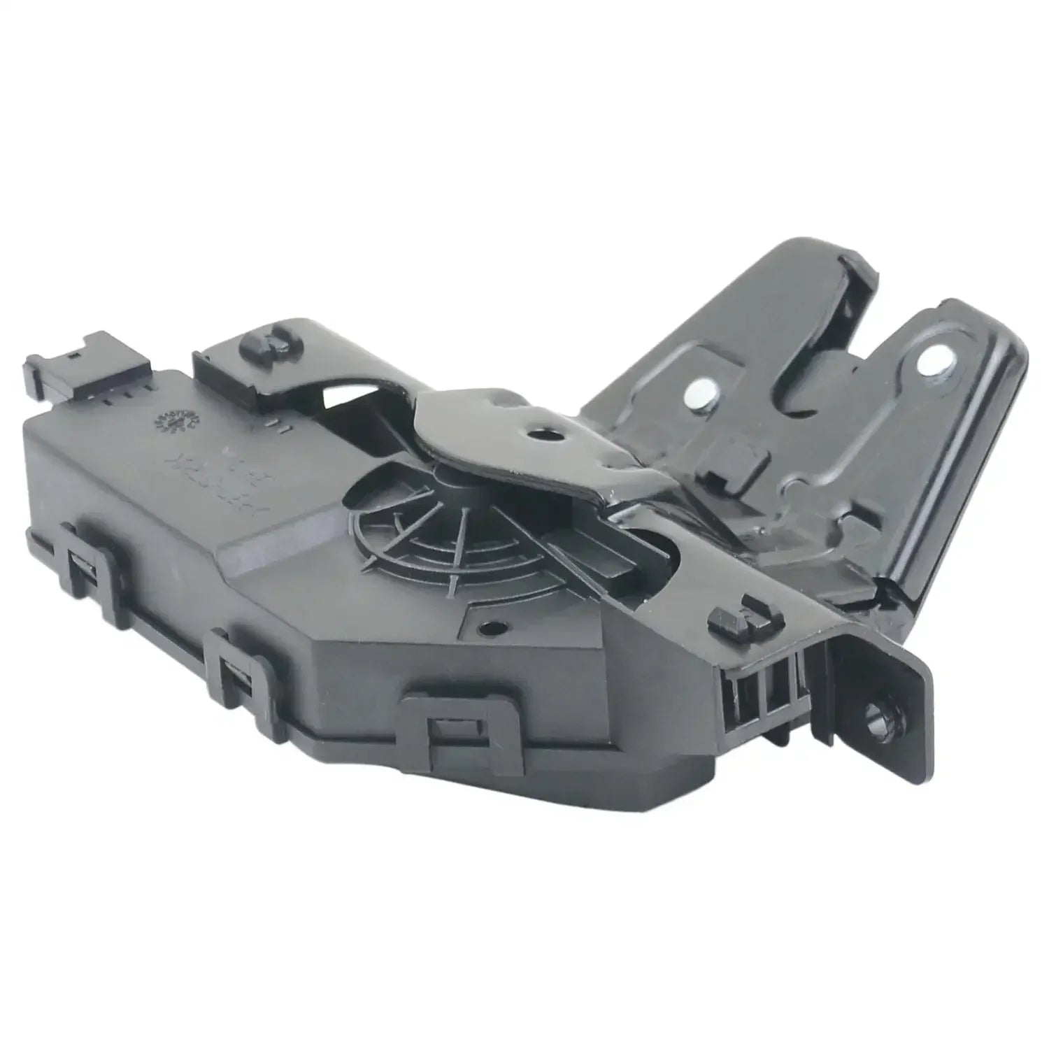 Czarny plastikowy mechanizm zamka pokrywy bagażnika zintegrowany zatrzask i uchwyty montażowe do e82 e46 e90