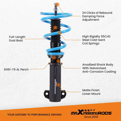Sospensioni coilover per Mercedes-Benz Classe C W203 e CLK W209