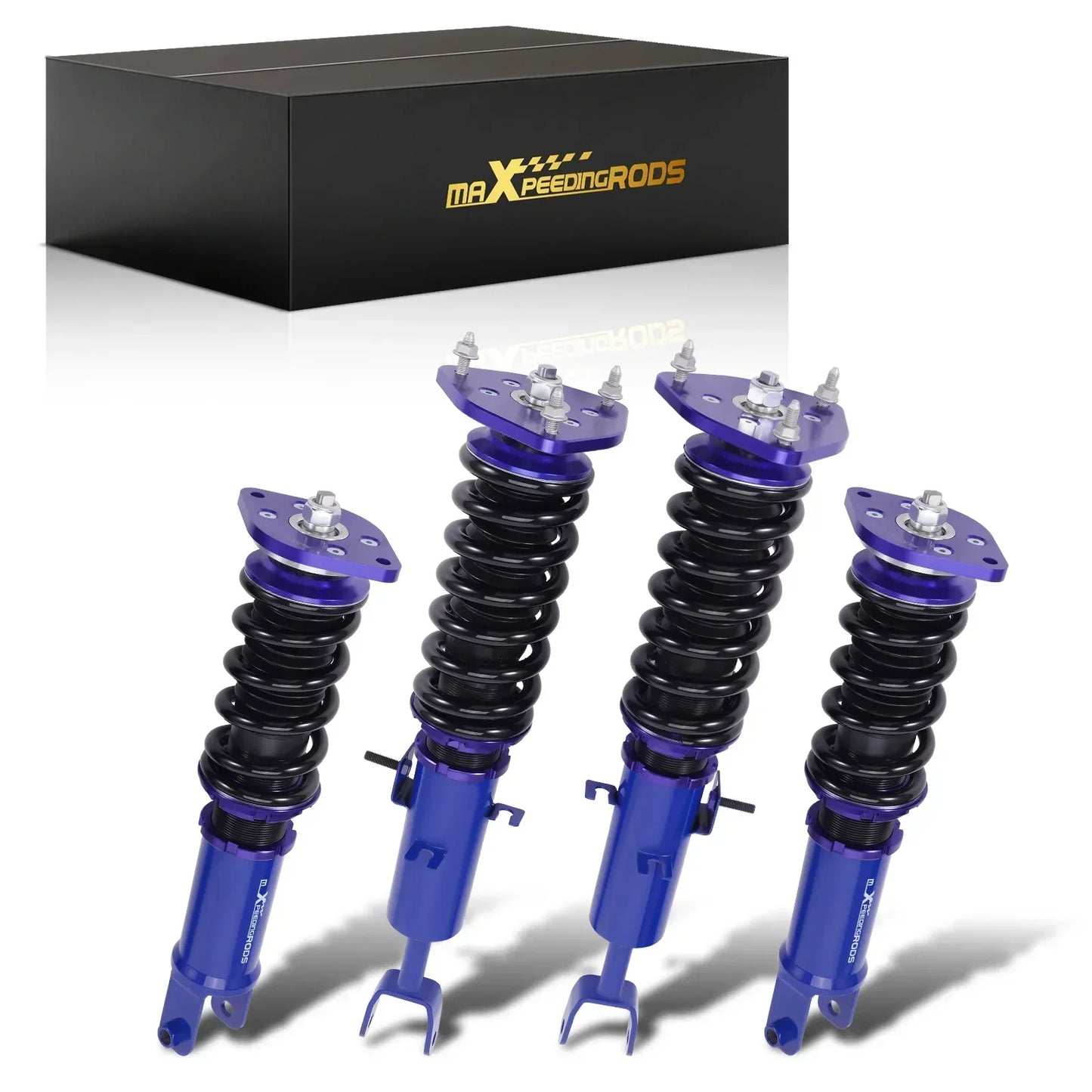 MaXpeedingrods Street Gewindefahrwerk Tieferlegungssatz Federbeine für Infiniti/350Z G35 03-07