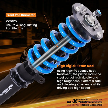 T6 coilover piekare BMW 5 E39 1995-2003