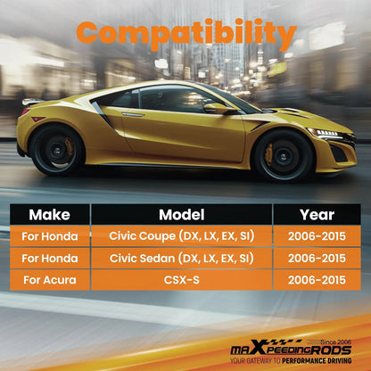 Regulowane tylne górne wahacze camber Honda Civic 2006–2015